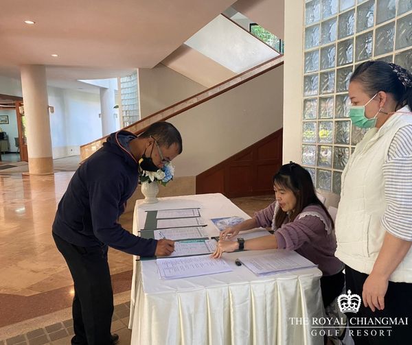 The Royal Chiangmai Golf Club 3 people people standing flower indoor and THE CHIANGMAI GOLF RESORT The Royal Chiangmai Golf Club 3 people people standing flower indoor and THE CHIANGMAI GOLF RESORT