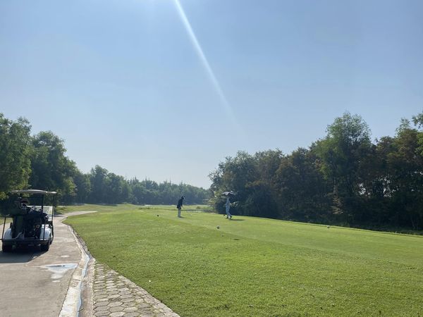 สนามกอล์ฟหริภุญชัย กอล์ฟคลับ 2 people golf course and grass สนามกอล์ฟหริภุญชัย กอล์ฟคลับ 2 people golf course and grass