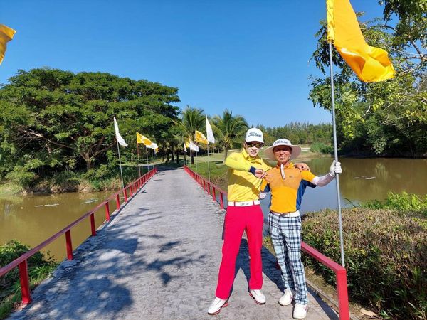 สนามกอล์ฟหริภุญชัย กอล์ฟคลับ 2 people people standing and outdoors