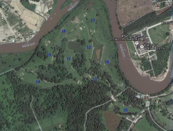 Maekok golf course map and outdoors
