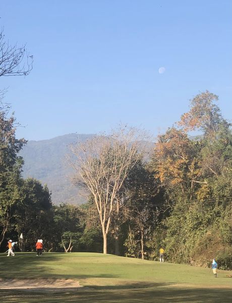 Lanna Golf Club 3 people tree and nature
