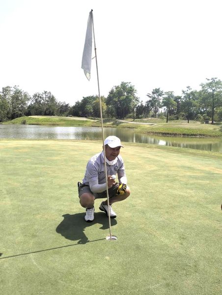 Gassan Legacy Golf Club 1 person golfing and golf course