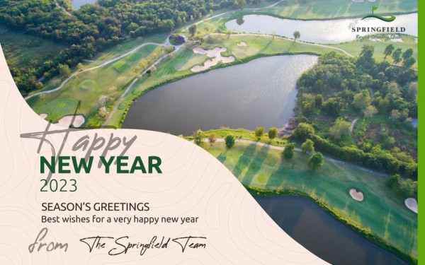 Springfield Royal Country Club lake and text