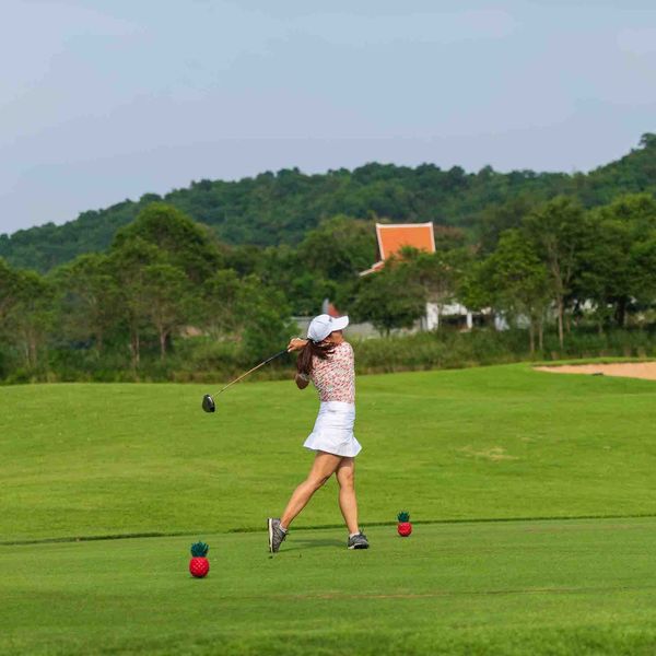 Banyan Golf Club Hua Hin 1 person playing a sport and outdoors