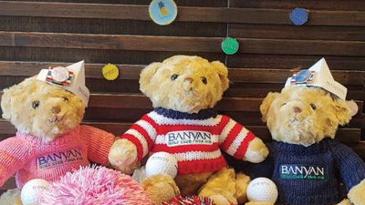 ’           , the lovely Banyan teddy bears available for you to collect, along with our wide selections golfing apparel, why not pick one or several up on your next visit.