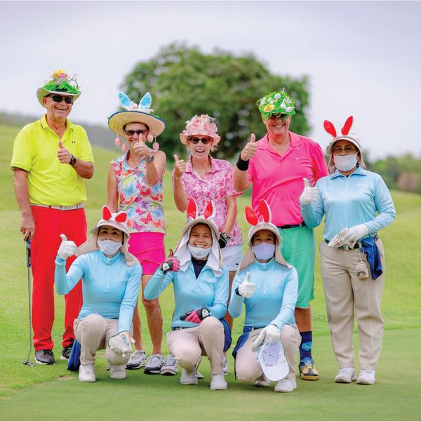 Banyan Golf Club Hua Hin 5 people people standing and grass