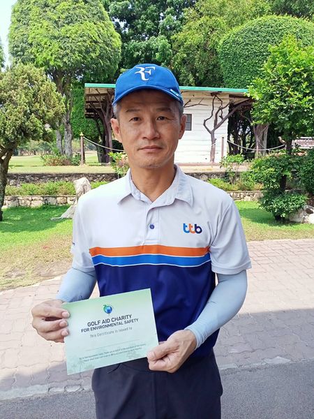 Royal Hua Hin Golf Course 1 person golfing and text