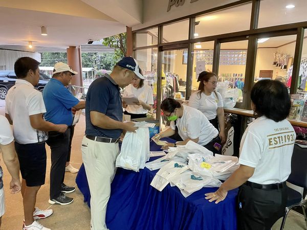 Royal Hua Hin Golf Course 6 people people golfing golf cart and text