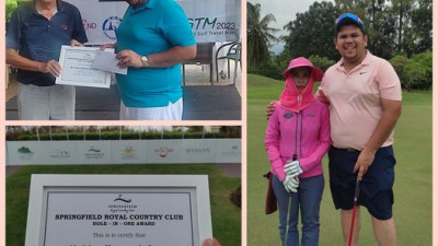 Congratulations Mr.  Ishan Clarence de Souza for making hole in 1 at hole no. 7 at TGTM Networking Golf at Springfield Royal Country Club