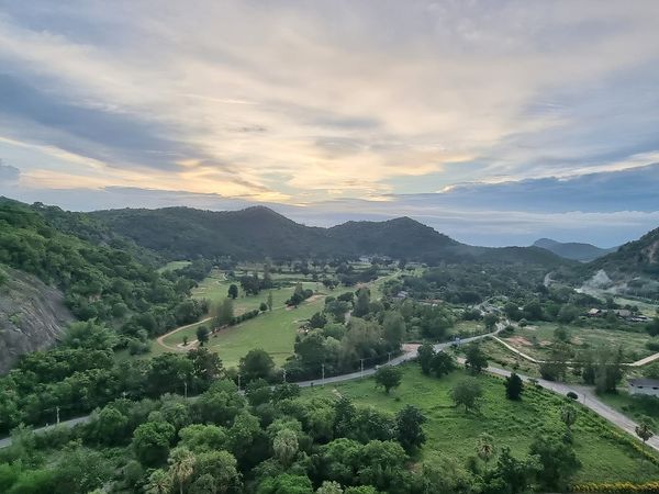 Hua Hin Korea Golf Club amp Milpordparadise Hotel nbsp mountain twilight and horizon