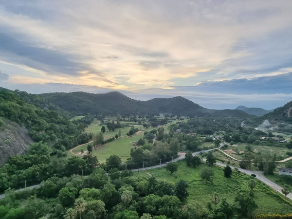 Hua Hin Korea Golf Club amp Milpordparadise Hotel nbsp mountain horizon and twilight