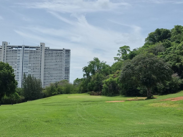 Hua Hin Korea Golf Club amp Milpordparadise Hotel nbsp กอล์ฟ พื้นหญ้า ต้นไม้ สนามกอล์ฟ และ ตึกระฟ้า