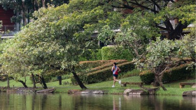 You may argue that exercising is all the same anywhere, but that would only prove that you've never gone for a run in the morning in the surrounding filled with fresh air, great invigorating lake and trees, and dew of the dawn even once. For authentic act