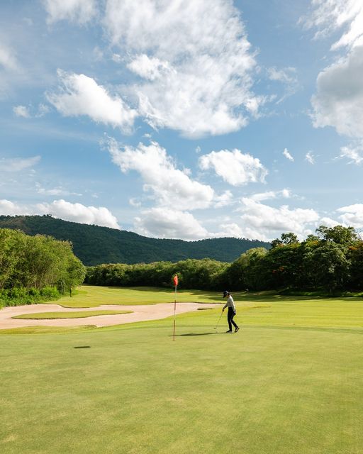 Kirimaya Khao Yai 1 person golfing and golf course
