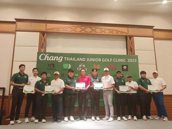 Panoramagolfclub 12 people and Chang THAILAND JUNIOR GOLF CLINIC 2023