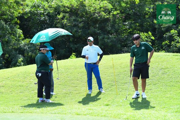 Panoramagolfclub 3 people people golfing golf course and text