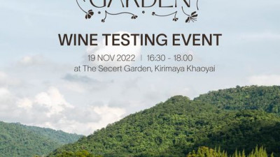 Pampering your day among flowering and sunset, let’s us take your turn into an extraordinary day, preparing to a night vibes “ The Secret Garden Wine Testing Event”
