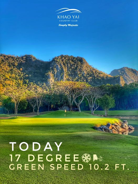 Khao Yai Country Club tree grass nature golf course and KHAO YAI COUNTRY CLUB Simply Majestic TODAY 17 DEGREE GREEN SPEED 10 2 FT