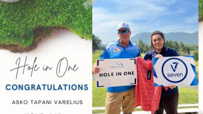We have a winner ,  ! to .   on his Hole-in-One on our Par 3 , Hole 15 , 151 Yards.