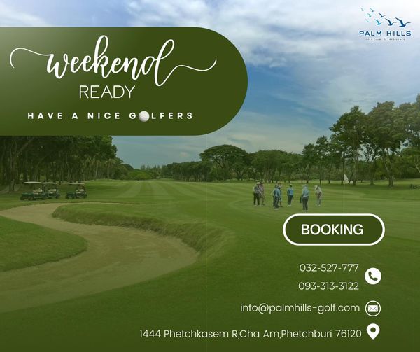 Palm Hills Golf Club amp Residence 5 people grass golf course and text