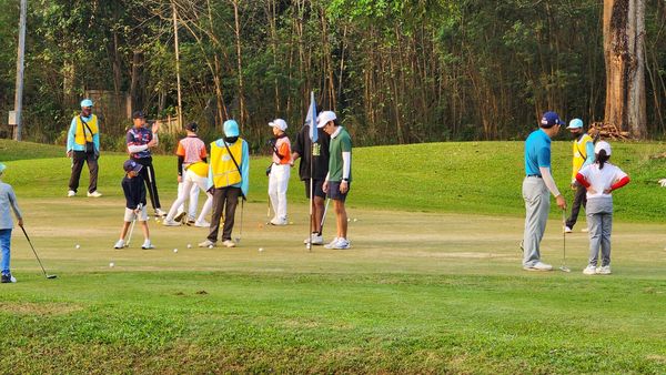 Khao Yai Country Club 9 people people golfing and grass