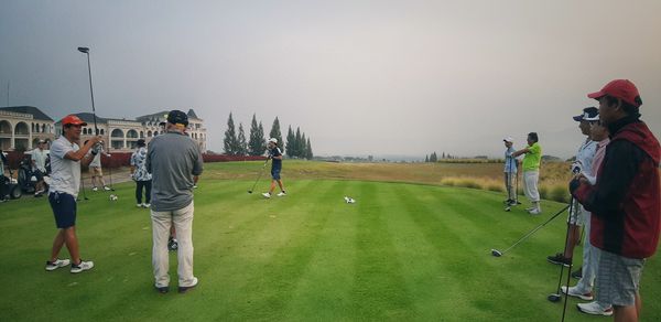 My Ozone Golf Club Khaoyai 8 people golf course and grass