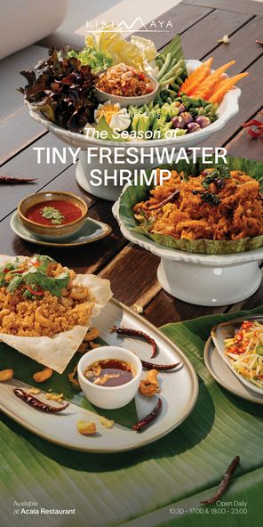 Kirimaya Khao Yai food and text