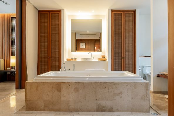 Kirimaya Khao Yai sink lighting and indoors