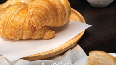 Start your day with coffee  and croissants . Best served at The Gallery to complete breakfast with a view .