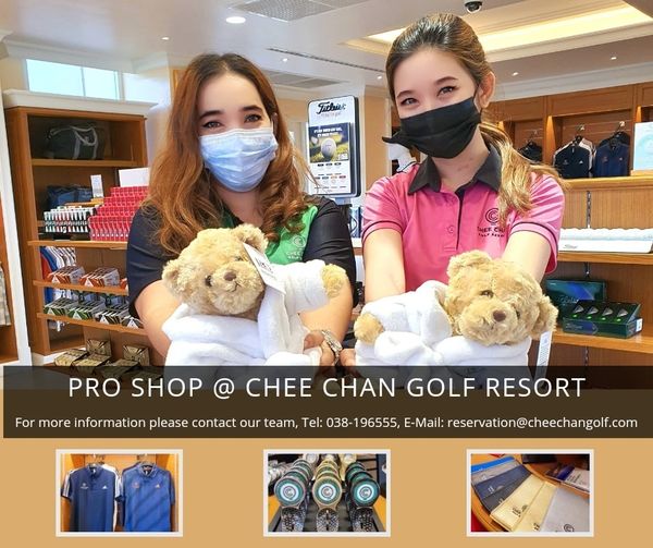 Chee Chan Golf 2 people people standing and Tithist PRO SHOP CHEE CHAN GOLF RESORT For more information please contact our team Tel 038 196555 E Mail reservation cheechangolf com Chee Chan Golf 2 people people standing and Tithist PRO SHOP CHEE CHAN GOLF RESORT For more information please contact our team Tel 038 196555 E Mail reservation cheechangolf com
