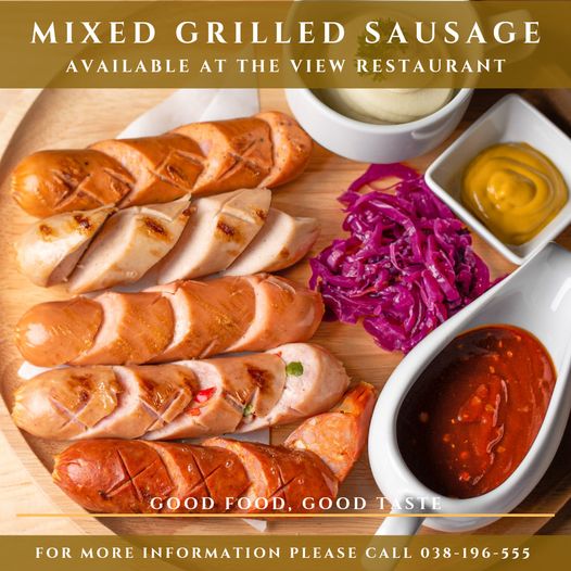 food and MIXED GRILLED SAUSAGE AVAILABLE AT THE VIEW RESTAURANT GOOD FOOD GOOD T S STE FOR MORE INFORMATION PLEASE CALL 038 196 555 food and MIXED GRILLED SAUSAGE AVAILABLE AT THE VIEW RESTAURANT GOOD FOOD GOOD T S STE FOR MORE INFORMATION PLEASE CALL 038 196 555