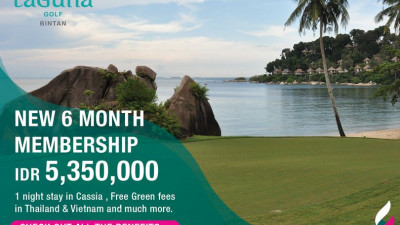 Sign up today and become Laguna golf club member to get more special benefits and a free green fee to play at Laguna Golf Phuket or Laguna Golf Bintan