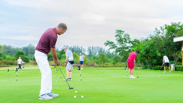 7 people and people golfing 7 people and people golfing