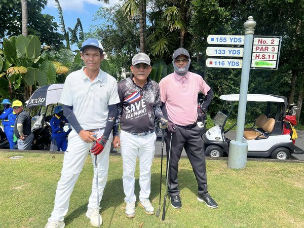 Phuket Country Club 5 people people standing outdoors and 155 YDS 133 YDS No 2 PAR 3 H S 11 116 YDS XX10 SAVE MAILAND Phuket Country Club 5 people people standing outdoors and 155 YDS 133 YDS No 2 PAR 3 H S 11 116 YDS XX10 SAVE MAILAND