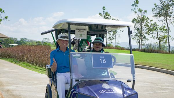 Aquella Golf amp Country Club 3 people golf buggy and outdoors Aquella Golf amp Country Club 3 people golf buggy and outdoors