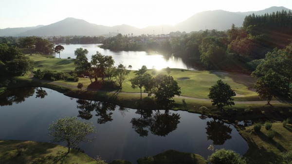 Red Mountain Golf Club Phuket Thailand sky lake nature and tree