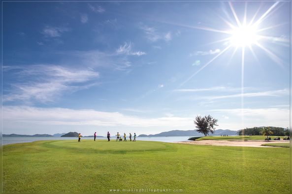 Missionhillsphuket 7 people grass sky golf course and nature