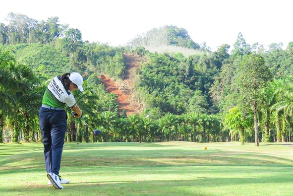 Katathong Golf Resort amp Spa 1 person playing a sport grass and golf course