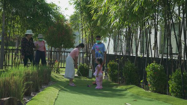 Aquella Golf amp Country Club 4 people people standing and grass