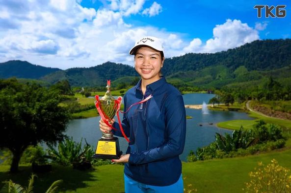 Katathong Golf Resort amp Spa 1 person standing and golf course