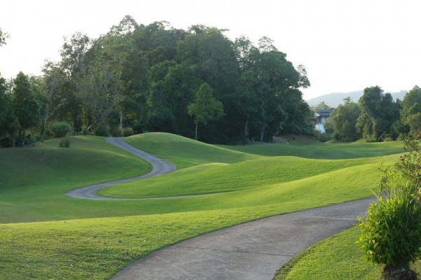 Red Mountain Golf Club Phuket Thailand grass tree nature and golf course