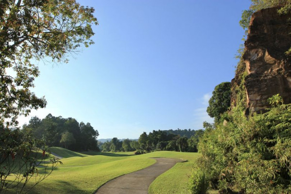 Red Mountain Golf Club Phuket Thailand nature tree golf course and grass