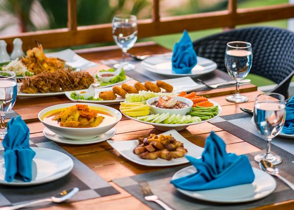 Katathong Golf Resort amp Spa food and indoor