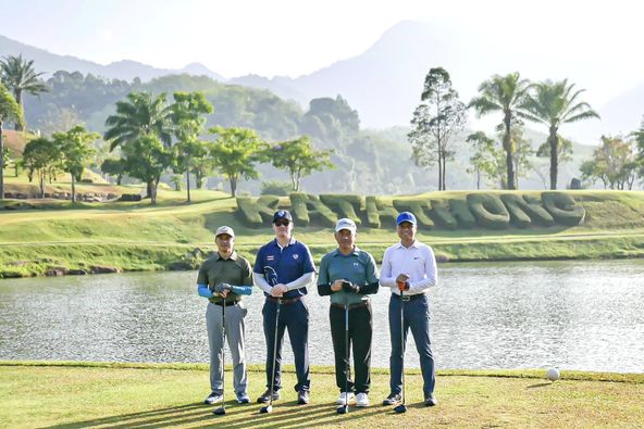Katathong Golf Resort amp Spa 4 people golf course grass and nature