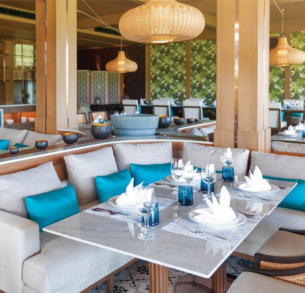 Aquella Golf amp Country Club table and living room