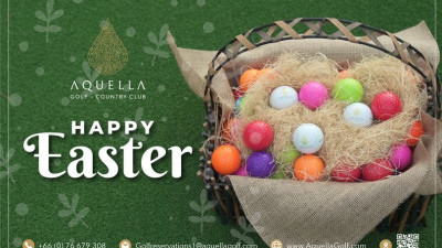 Aquella Golf &amp; Country Club would like to spread the joy of this fun-filled holiday! 𝗛𝗮𝗽𝗽𝘆 𝗘𝗮𝘀𝘁𝗲𝗿 𝘁𝗼 𝗲𝘃𝗲𝗿𝘆𝗼𝗻𝗲, 𝘄𝗶𝘀𝗵𝗶𝗻𝗴 𝘆𝗼𝘂 𝗮𝗹𝗹 𝗮 𝘄𝗼𝗻𝗱𝗲𝗿𝗳𝘂𝗹 𝗱𝗮𝘆 𝗳𝗶𝗹𝗹𝗲𝗱 𝘄𝗶𝘁𝗵 𝗵𝗮𝗽𝗽𝗶𝗻𝗲𝘀𝘀 𝘄𝗶𝘁𝗵 𝗳𝗮𝗺𝗶𝗹𝘆 𝗮𝗻𝗱 𝗳𝗿𝗶𝗲𝗻𝗱𝘀 𝗮𝗻𝗱 𝗼𝗳 𝗰𝗼𝘂𝗿𝘀𝗲, 𝗰𝗵𝗼𝗰𝗼𝗹𝗮𝘁𝗲