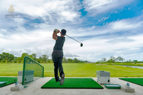 Aquella Golf amp Country Club 1 person golfing golf course and AQUELLA GOLF COUNTRY CLUB