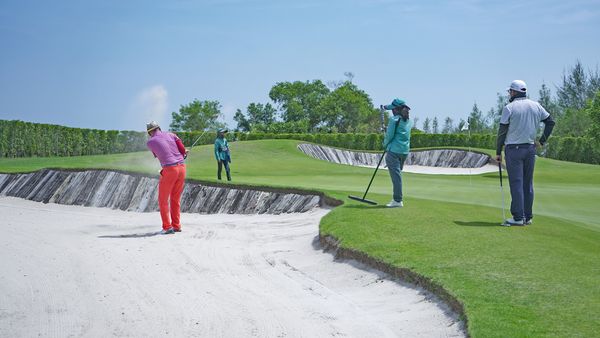 Aquella Golf amp Country Club 4 people people golfing golf buggy and golf course