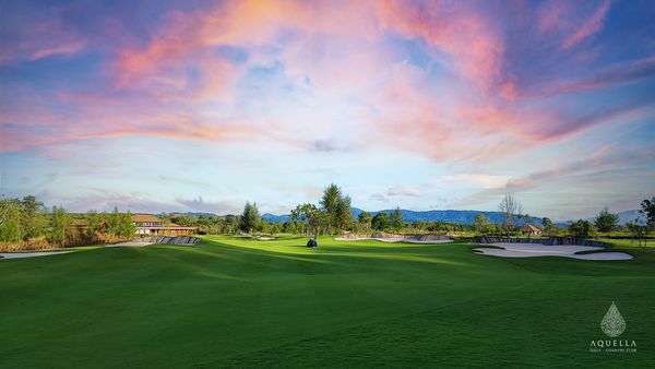 Aquella Golf amp Country Club 1 person golfing golf course nature and twilight