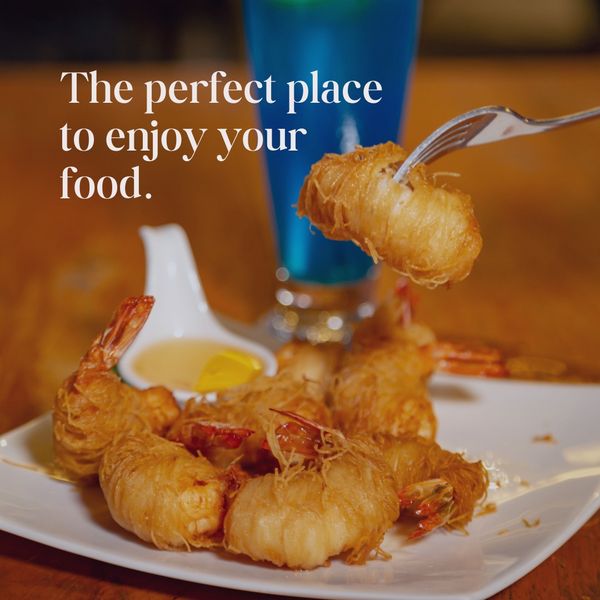 Katathong Golf Resort amp Spa shrimp and The perfect place to enjoy your food